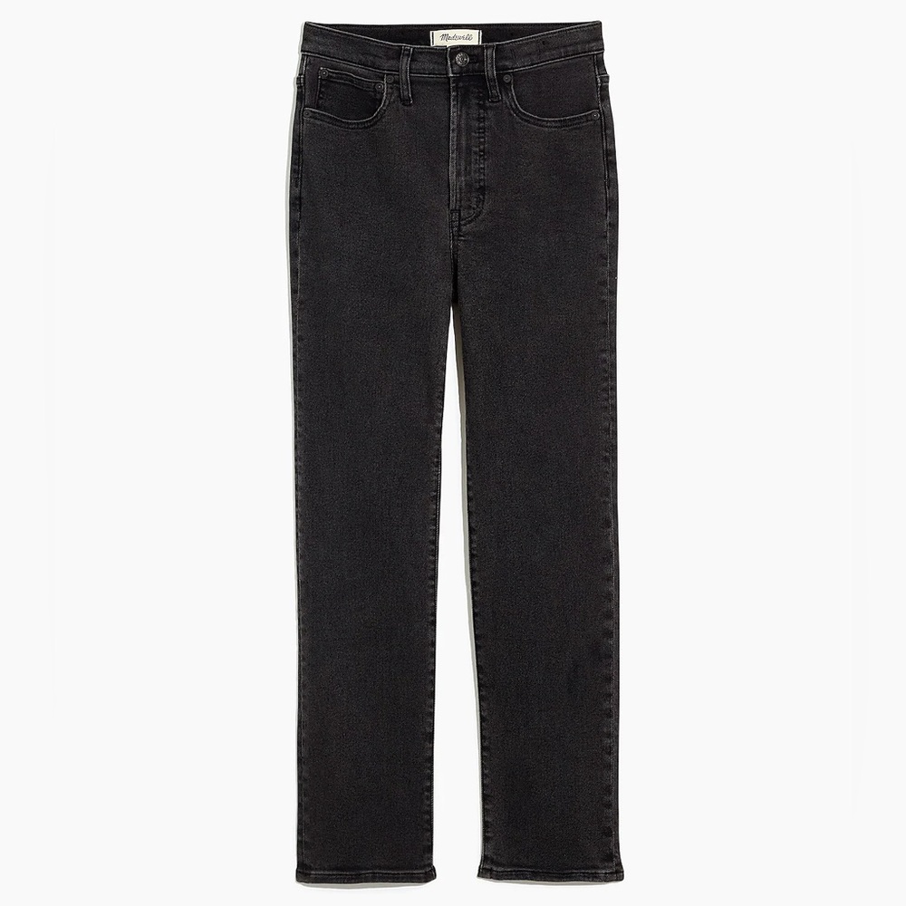 Madewell Black Straight-Leg Jeans